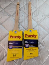 Set Of 2 Purdy Ox-Hair 2.5 in Angle Brushes