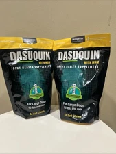 2x Nutramax DASUQUIN MSM Joint Health Supplement Large Dogs 84 Soft Chews 03/26+