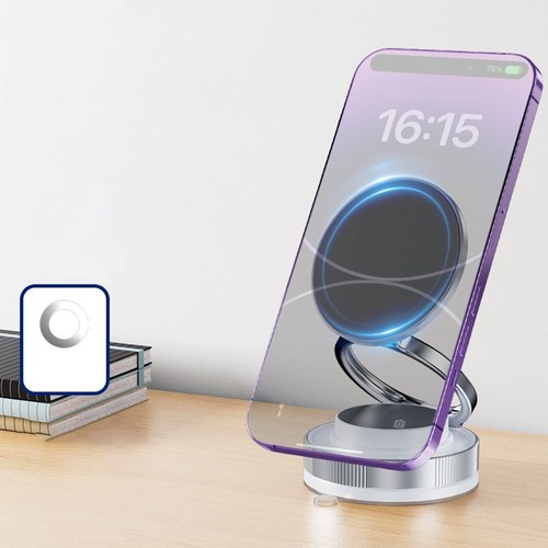 Support Téléphone Voiture Rotation 360 Degrés avec Structure Légère et Port - Photo 4 sur 27