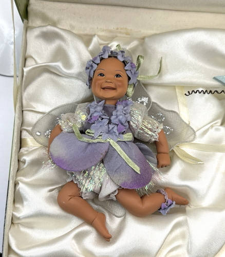 Vintage Daddy's Fairy Babies Figurine Figure Doll - WISTERIA - 2002 KVK Inc - Picture 5 of 15