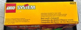 LEGO 6027 Bat Lord's Catapult MISB NEW Vintage Fright Knights Castle Ritter 6097