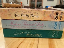 VTG Springbok Puzzle Lot of 3, all 500 pieces, all COMPLETE!