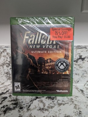 Fallout New Vegas Ultimate Edition Xbox 360 Xbox One New + Bonus Coasters 