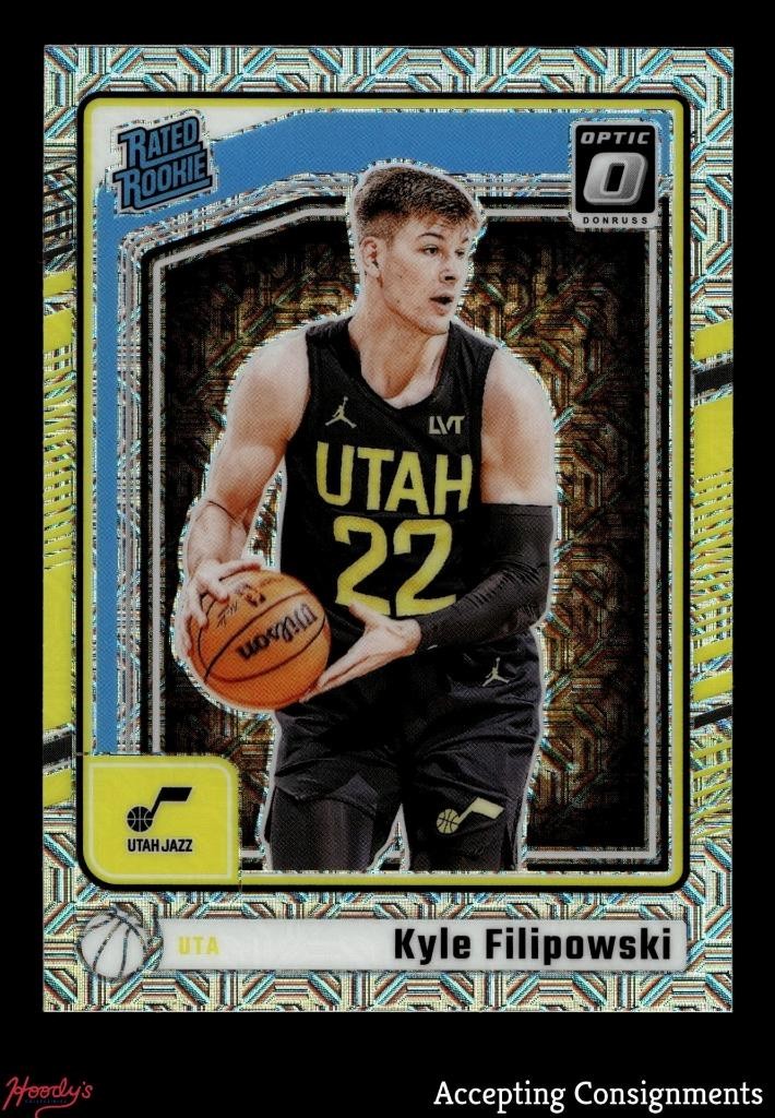 2024-25 Donruss Optic Choice #300 Kyle Filipowski RC RATED ROOKIE Jazz