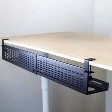 Under Desk Cable Management Tray Kit - Horizontal Adjustable up to 41  Remova...