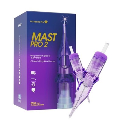 Mast Pro2 Tattoo Nadel Set 50 Stück 0.30mm Standard Bugpin Round Liner