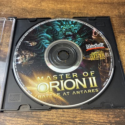 Master Of Orion II Battle At Antares MacSoft Micro Prose Mac OS Game Disc Only