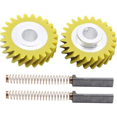 KitchenAid -- OEM Mixer Worm Gear and Carbon Brushes (4 Pack)  Fit Models