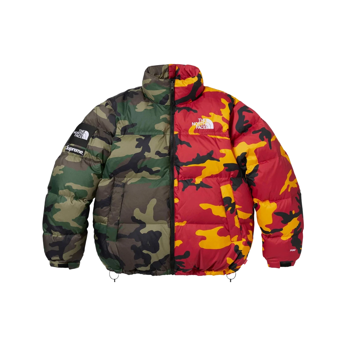 Veste camouflage Supreme x The North Face Split Nuptse   24SS