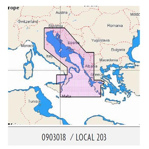 Cartografia C-MAP Originale Discover (Adriatico e Ionio) Zona M-EM-Y203-MS - Bild 1 von 1