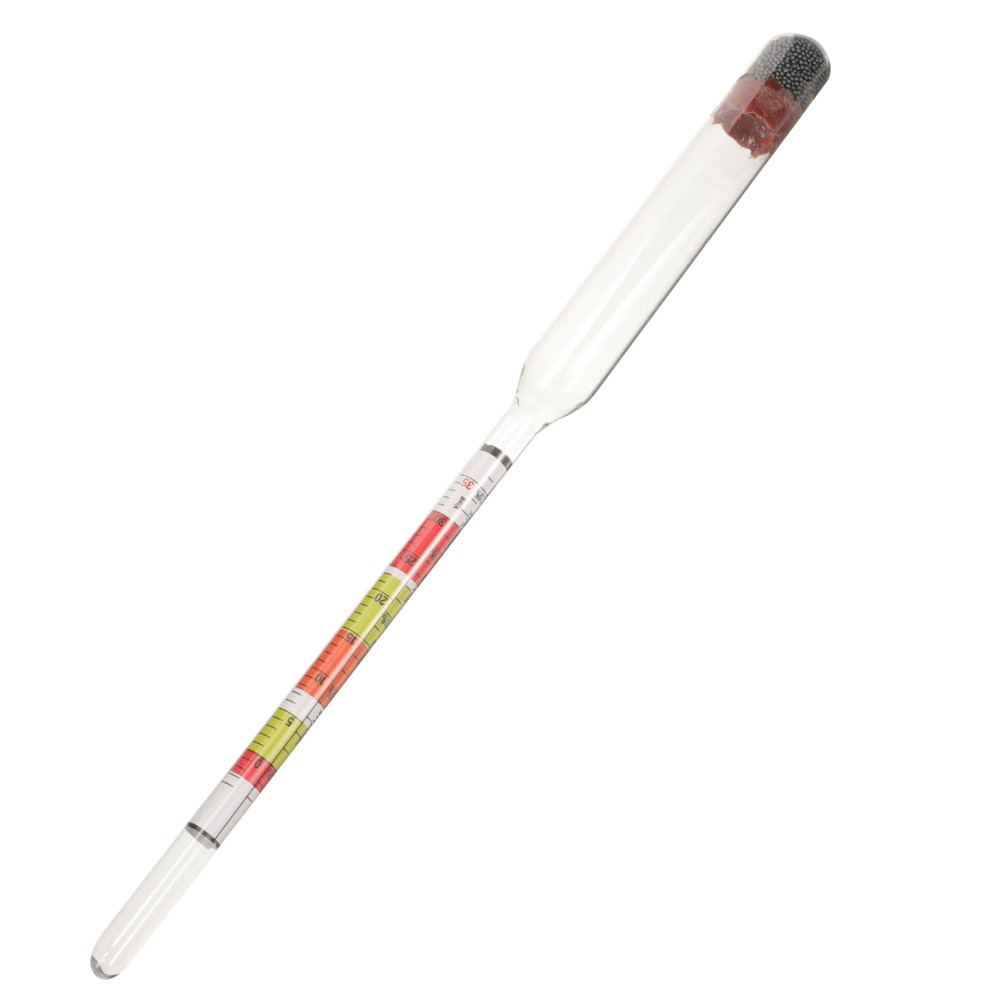 Reusable Glass Alcohol Meter for Wine Liquor Home Brewing Accurate Hydrometer