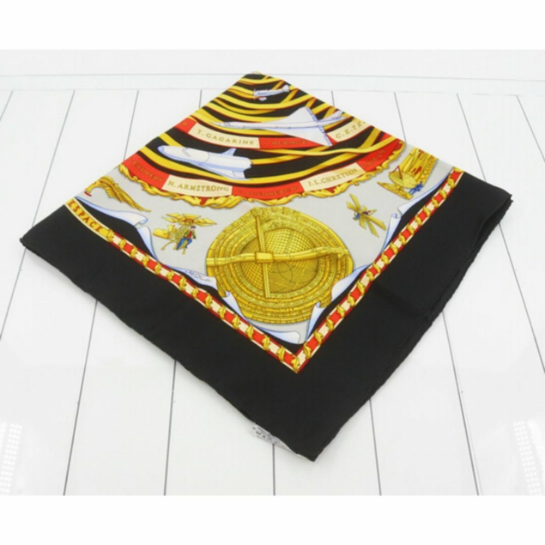 HERMES Carre 90 Silk Scarf in Vibrant Multi-Color Design