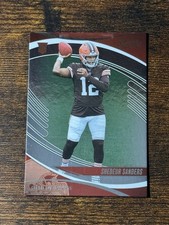2025 Cleveland Browns ROOKIE Shedeur Sanders Panini Absolute ROOKIE CARD #177 RC