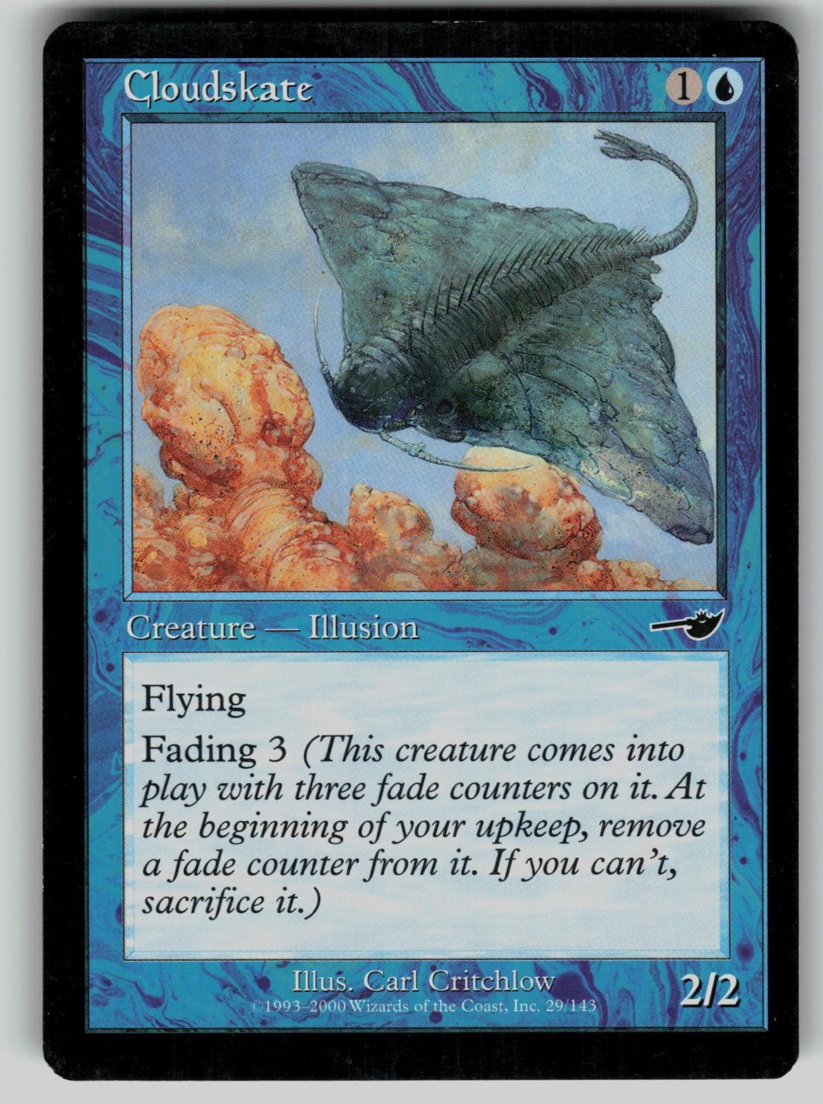 Cloudskate 29 Nemesis Magic: The Gathering Common