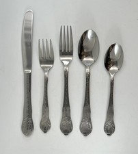 Debbie Mumm SNOWMAN Stainless Flatware 5 PC Setting Sakura Japan Set