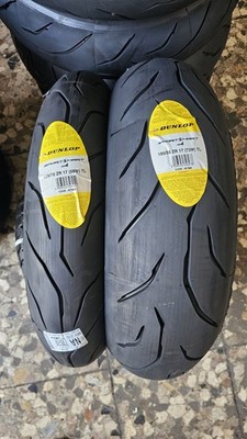 Coppia 120/70 ZR17 58W 180/55 ZR17 73W DUNLOP SPORTSMART MK4 DOT