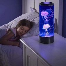 LED Jellyfish Aquarium Lamp Night Light USB P...