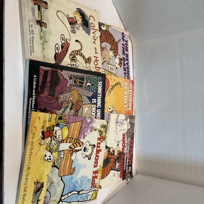 Calvin and Hobbes Vintage Book Set Lot of 6 Paperback