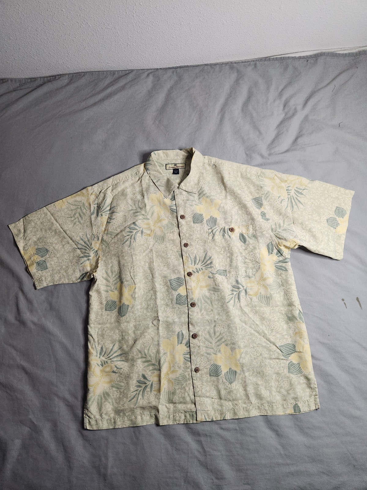 Tommy Bahama, Vintage Tommy Bahama Silk Hawaiian Shirt Mens Size Large Tropical Colorful NEW