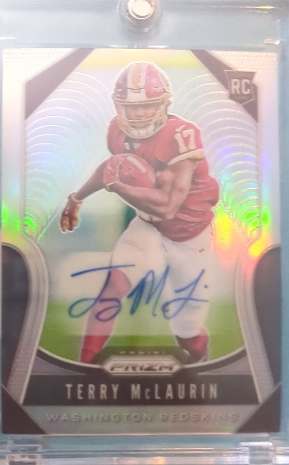 2019 Panini Prizm - Rookies Terry McLaurin #353 Silver Prizm Autographs (AU, RC)