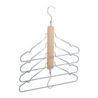 Mehrfach kleiderbügel Platzsparbügel 4 Haken 3er Set Kleiderbügel-Organizer