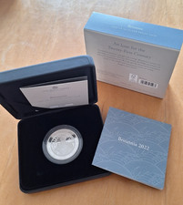 2022 Royal Mint Britannia £2 1oz Silver Proof Coin - Boxed - FREE p&p