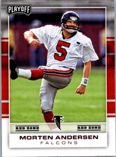 2017 Panini Playoff #107 Morten Andersen Red Zone