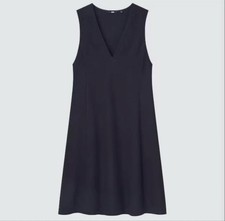 Uniqlo Brushed Jersey Skirt Size M Navy