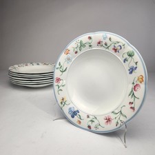 Villeroy & Boch Mariposa 8 Stück Set Suppenteller Teller Porzellan 1. Wahl