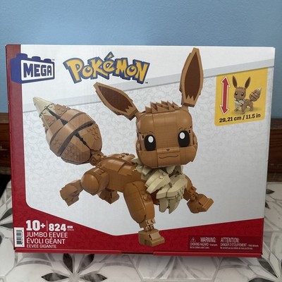 Mega Pokémon Jumbo Eevee Building Set 824 Pieces Ages 10+ Construx Toy GMD34