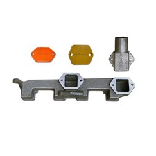 Exhaust Manifold W/ Elbow Fits Minneapolis Moline Tractors | 10a7695