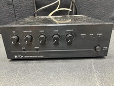TOA BG-2060 MIXER / AMPLIFIER, 60 Watt, 70 VOLT SPEAKER OUTPUT BG2060 CU USED