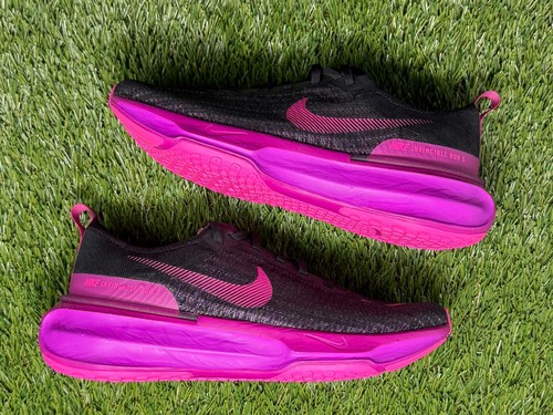 Nike ZoomX Invincible Run FK 3 Men's Size 9 Shoes Black Laser Fuchsia DR2615 006