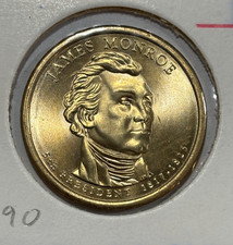 2008-P United States 1 Dollar James Monroe - 5th President - 1817-1825 UNC Coin