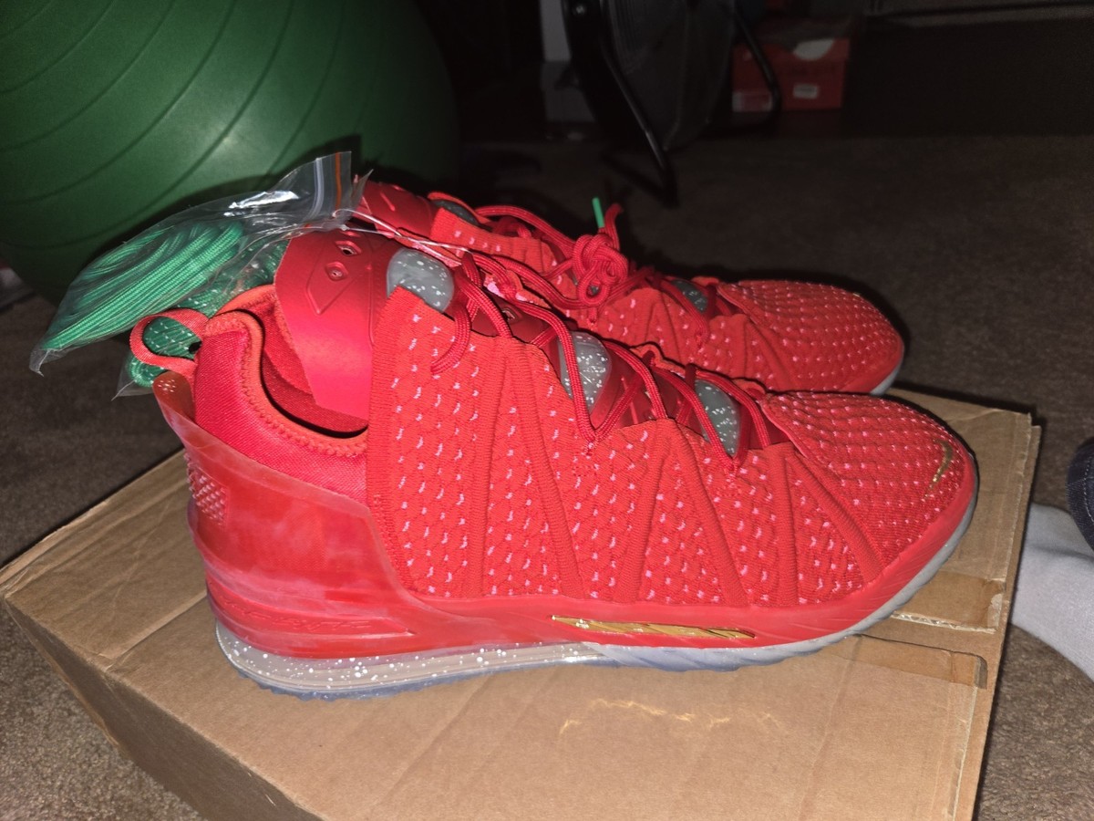 New LeBron XVIII 18 X-mas In 16 No Original Box