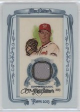 2013 Topps Allen & Ginter's Framed Mini Relics Jordan Zimmermann #AGR-JZ 0q3