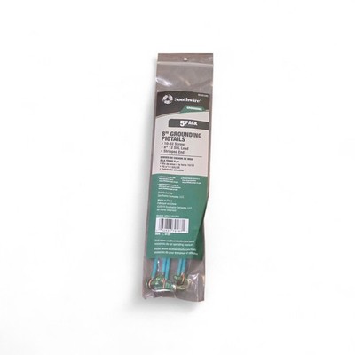 8'' Grounding Pigtails 5 Pk
