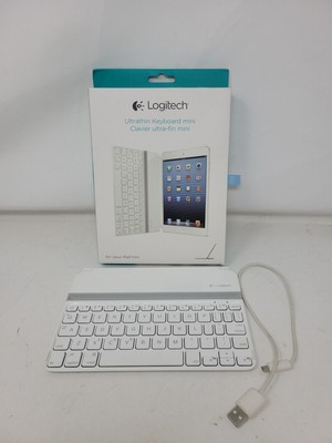 Logitech Ultrathin Keyboard iPad Mini. White. | eBay