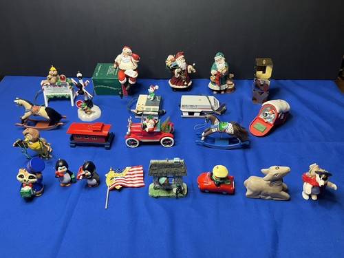 Vtg Lot Hallmark Keepsake Christmas Ornaments Early 90's Some light & Sound - Picture 13 of 19