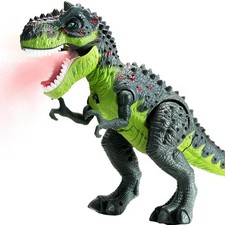 AHCo. Trex Dinosaur Toys for Kids 3-5, Small Electric Walking Tyrannosaurus R...