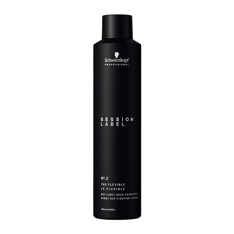 Lacca modellante SCHWARZKOPF Session Label N° 2 The Flexible Dry Light 300ml