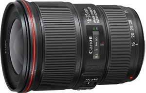 Canon EF 16-35mm f4L IS USM Black Photography Camera Lens
