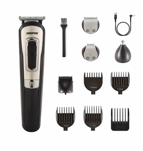 Geepas 11-in-1 Rechargeable Grooming Kit cordless trimmer for beard, shave nose