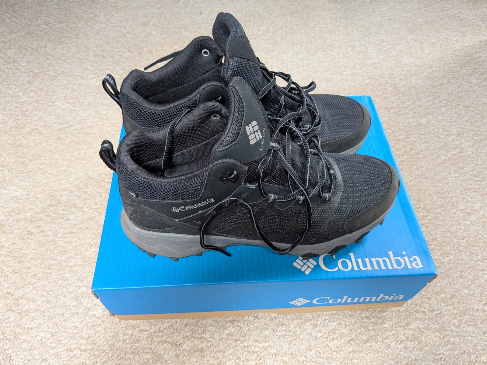 Columbia Peakfreak Zapatos para Caminar Impermeables Reino Unido 12 Usados