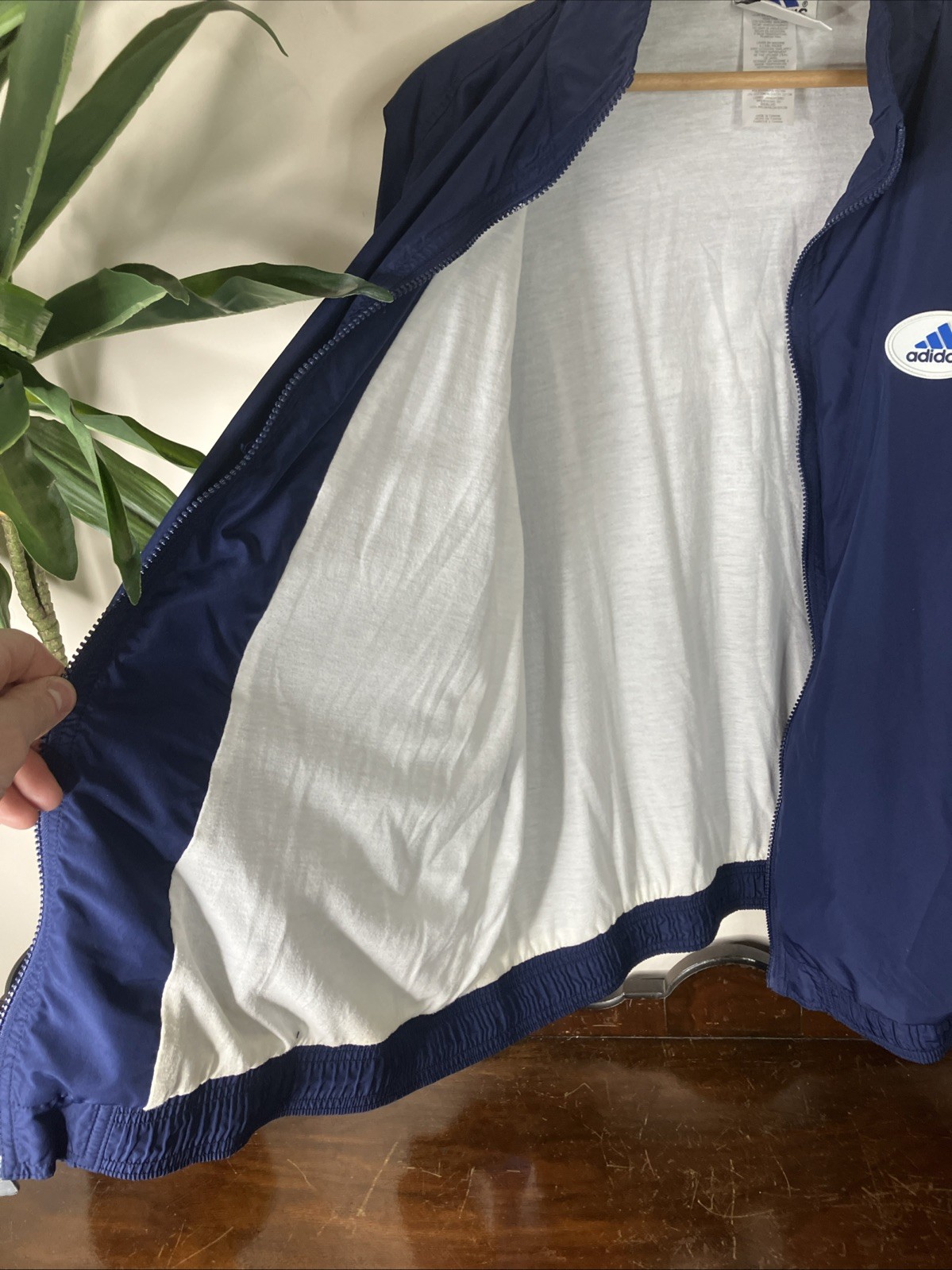 Adidas Softshell Lined Windbreaker Jacket Track J… - image 6