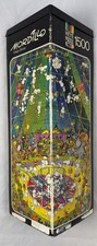 Heye Puzzle Mordillo Crazy Circus 1500 Pezzi Scatola Triangolare Vintage Puzz...