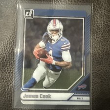 2024 Clearly Donruss James Cook #8 Buffalo Bills