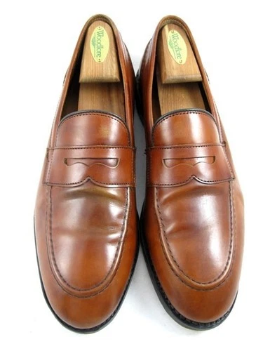 Allen Edmonds "Randolph 2.0" Men's Penny Loafers 9 D Chili Museum DISCONTD(774N)