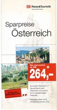 DB Deutsche Bahn Reise & Touristik - Sparpreise Österreich 1999