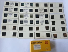 24 Vintage Stereo Realist Photo 3D Slides 1979 Air Space Museum Planes Rockets